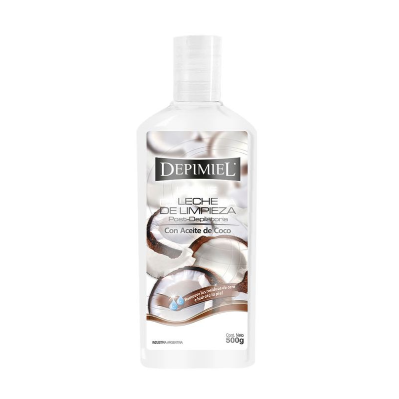 Leche-de-Limpieza-Post-Depilatoria-con-Aceite-de-Coco-x500-g-Depimiel