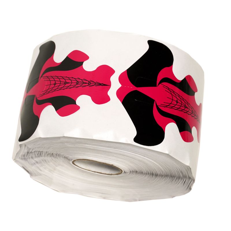 Moldes-para-construccion-de-uñas-x500-Unidades-Rojo