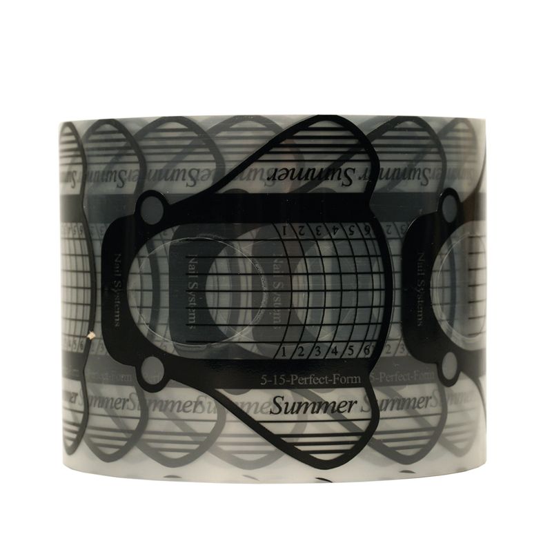 Rollo-de-Moldes-x500-Unidades-Para-uñas-Negro-Transparante-Thuya