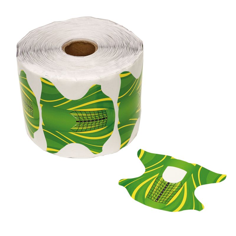 Rollo-de-Moldes-x500-Unidades-Verde-Para-uñas
