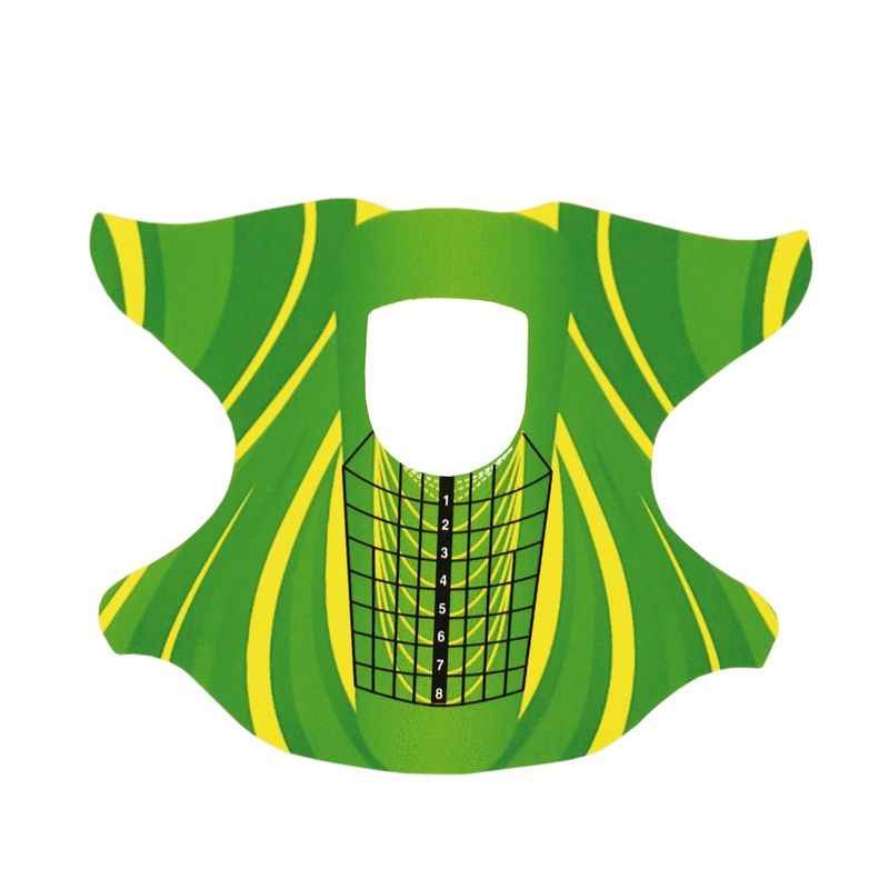 Rollo-de-Moldes-x500-Unidades-Verde-Para-uñas