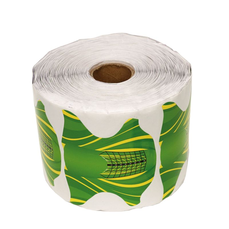 Rollo-de-Moldes-x500-Unidades-Verde-Para-uñas