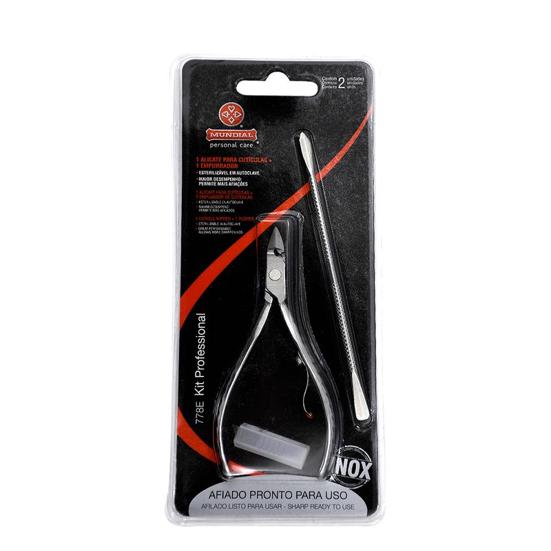 Kit-Alicate-para-Cuticulas---Repujador-778E-Mundial