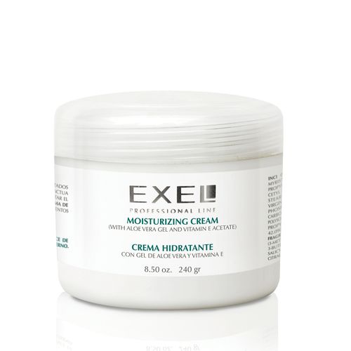 Crema Hidratante con gel de Aloe Vera y Vitamina E x240ml Exel