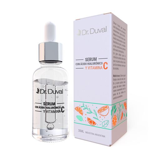 Sérum con Ácido Hialurónico y Vitamina C x30ml Dr. Duval
