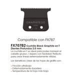 CUCHILLA P/MAQ 787 FX707B2 prof GRAPHITE BABYLISS*