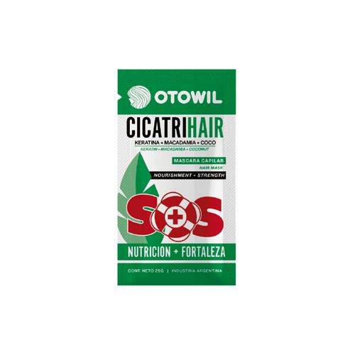 Máscara Capilar Nutricion + Fortaleza Cicatrihair x 25gr