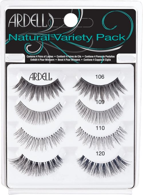 Pack de Pestañas x4 Pares Natural Variety Ardell