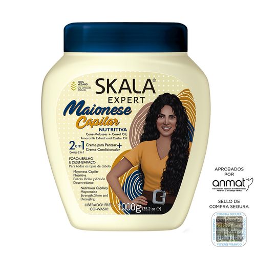 Máscara Capilar Vegana Nutritiva Maionese Expert x1kg Skala