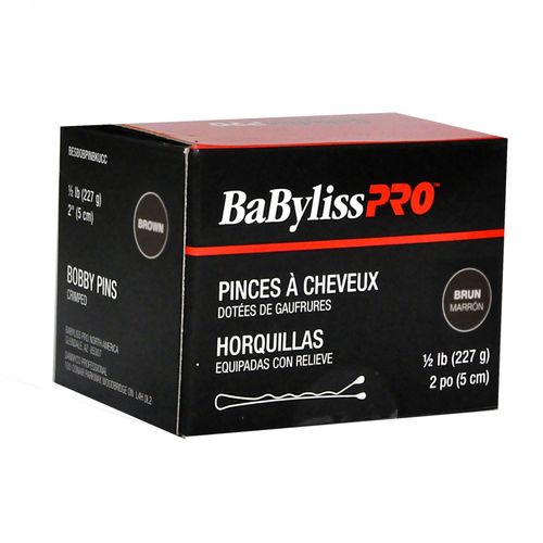 Caja de Clips Invisibles Brown x227 gr Babyliss Pro
