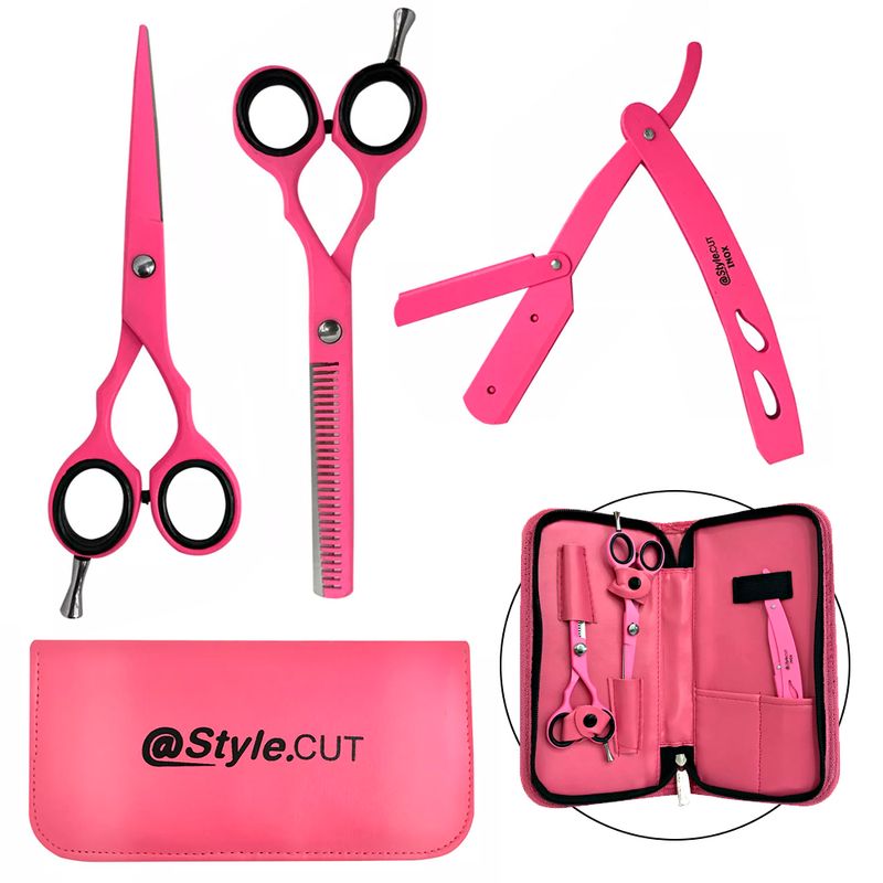 KIT TIJ CORTE+PULIR+NAV PINK @STYLECUT  *