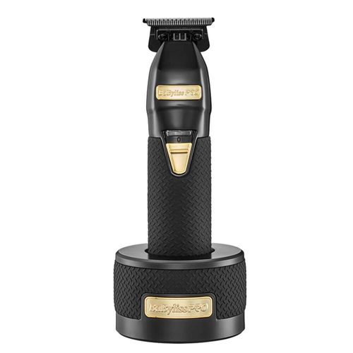 Trimmer Patillera Profesional Cuchilla en T Black FX + Base Babyliss PRO