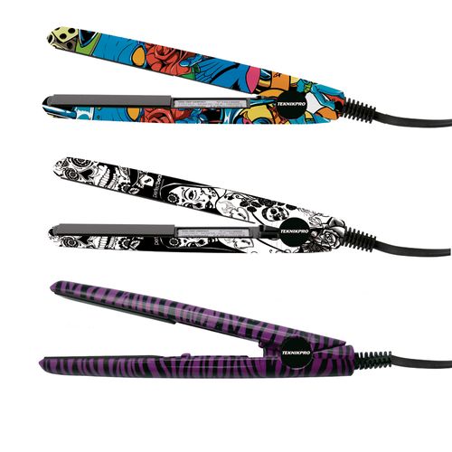 Plancha Mini 10 Tattoo Exclusive Design con estuche Teknikpro