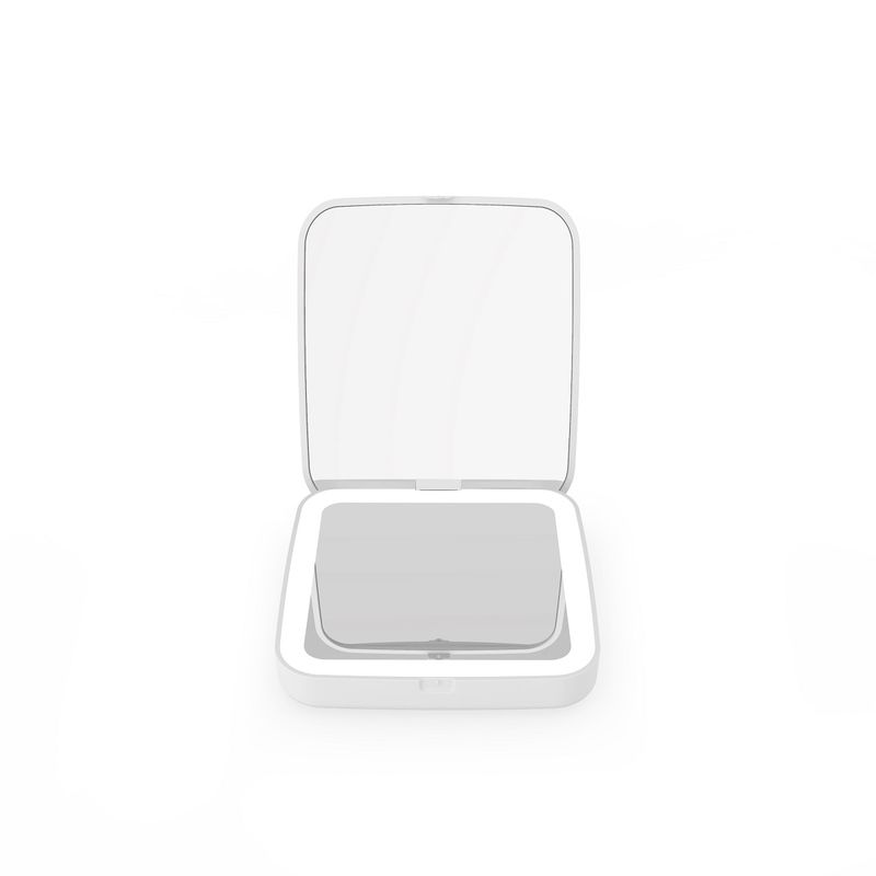 ESPEJO DE VIAJE DOBLE C/LUZ LED