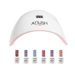 6-Esmaltes-Semipermanentes-Anush---Cabina-Beauty-Nail-Lamp