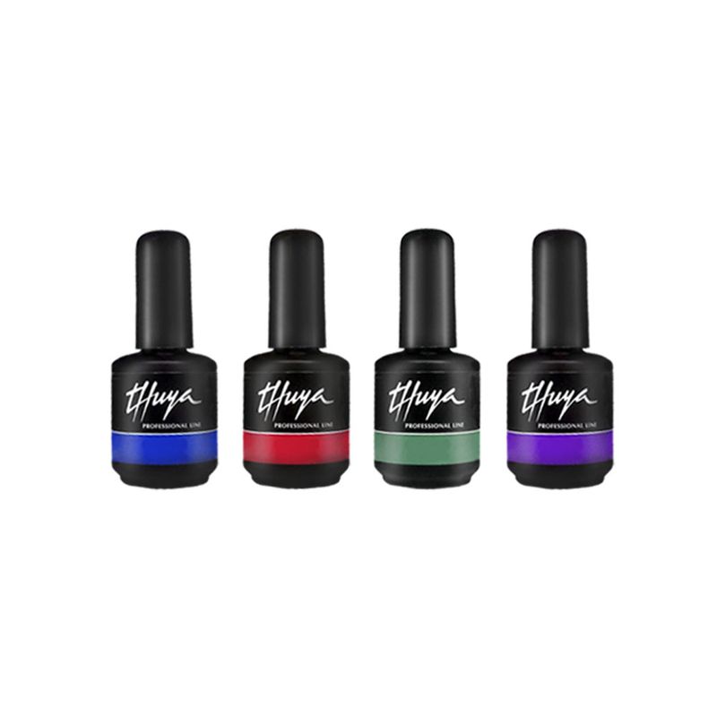 4-Esmaltes-Semipermanentes-Gel-On-Off-x14ml-Thuya