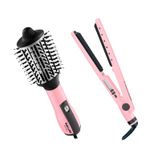 Combo-Cepillo-Secador---Plancha-Nano-Titanium-Pink-BabylissPRO