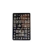 PLACA STAMPING METAL MED THUYA