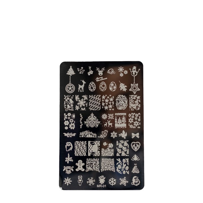 PLACA STAMPING METAL MED THUYA