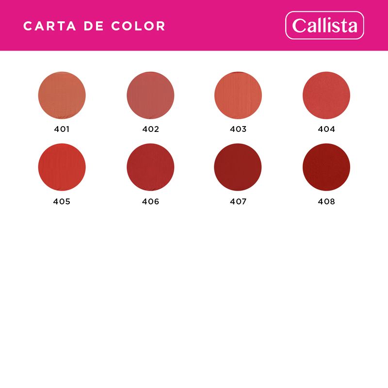 LABIAL TRULY MATTE LIQUID CALLISTA 401
