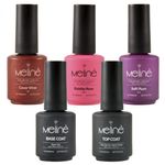 Combo-3-Esmaltes-Semipermanentes-Meline---Top-Coat---Base-Coat-Meline