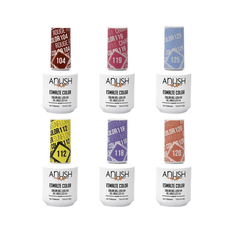 6-Esmaltes-Semipermanentes-x15ml-Anush