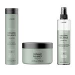 Pack-Hidratante-Chico-Shampoo---Tratamiento---Spray-Organic-Balance-Teknia-Lakme