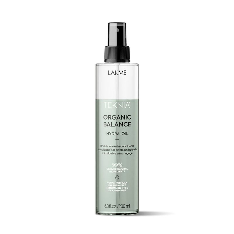 Pack-Hidratante-Chico-Shampoo---Tratamiento---Spray-Organic-Balance-Teknia-Lakme