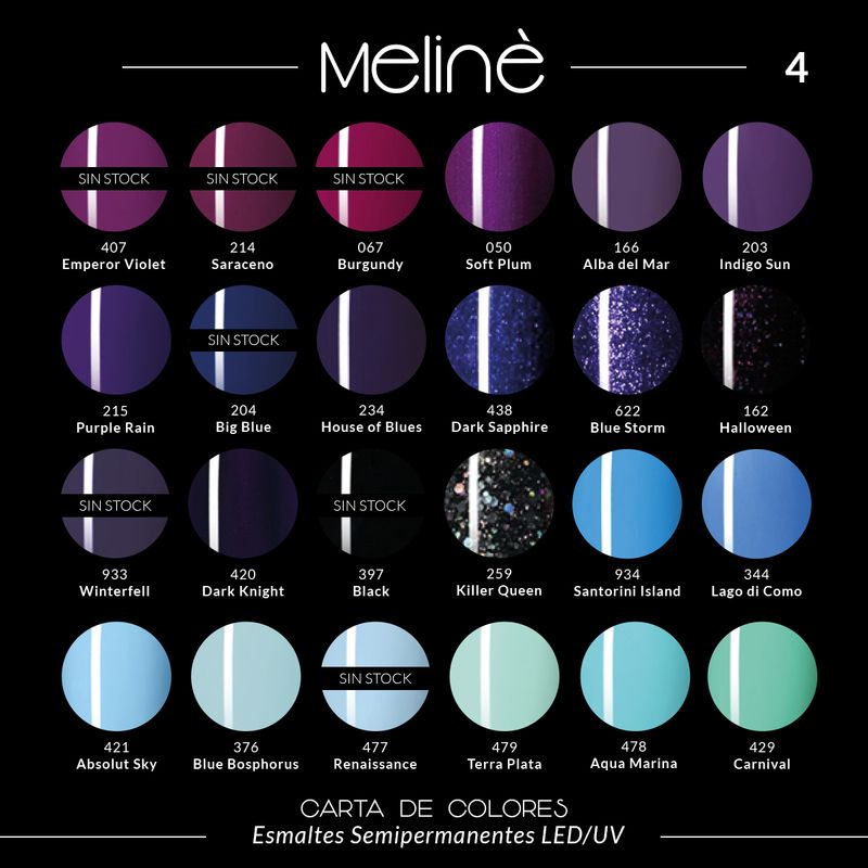 Combo-4-Esmaltes-Semipermanentes-Gel-Uv-led-Meline