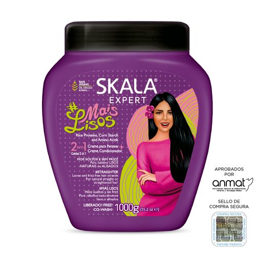 Máscara Capilar Vegana Mais Lisos Expert x1kg Skala