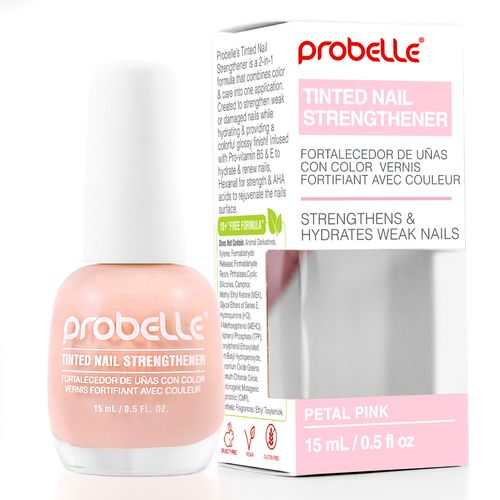 Tinted Nail Strengthener Tratamiento x15ml Probelle