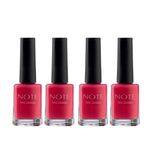 Kit 4x Esmaltes Note Nail Enamel x9ml