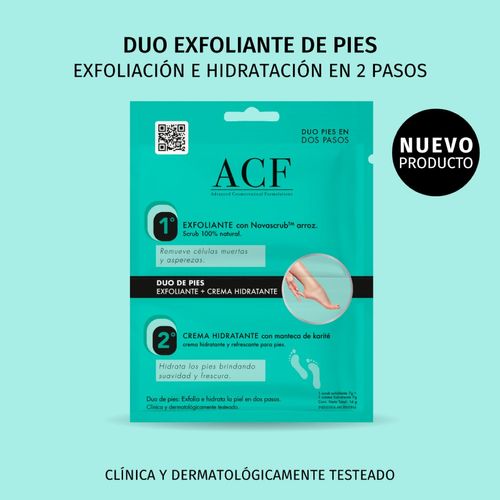 Máscara Duo Exfoliante para Pies 2x7gr ACF
