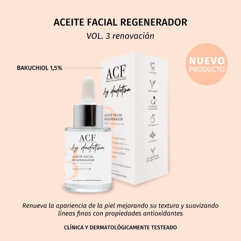 AC FACIAL REGENERADOR X30ml VOL 3 ACF