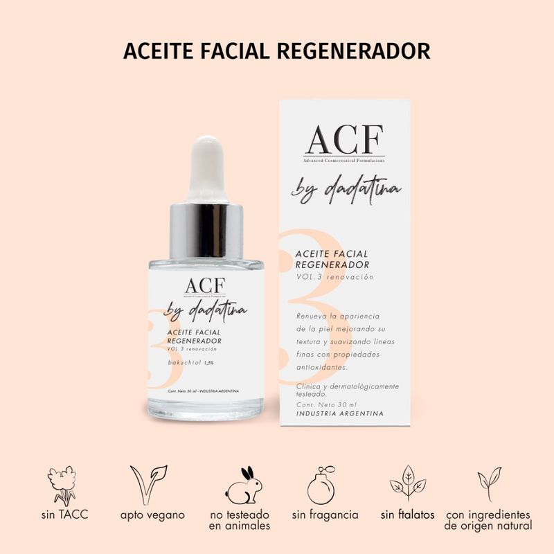 AC FACIAL REGENERADOR X30ml VOL 3 ACF