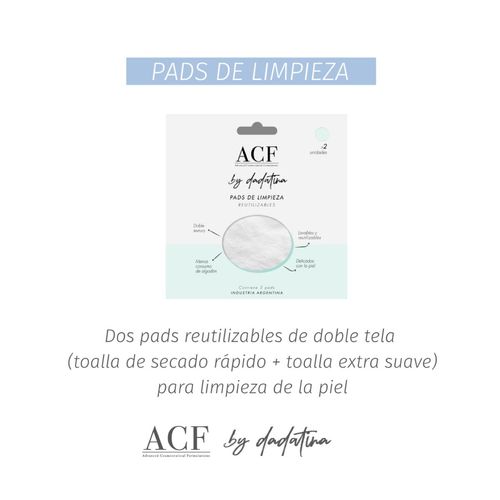 Pads de Limpieza Reutilizables x2 Unidades ACF by Dadatina