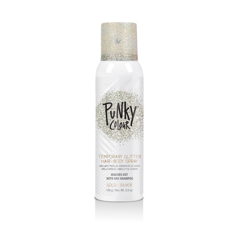SPRAY GLITTER PUNKY COLORS Gold & Silver