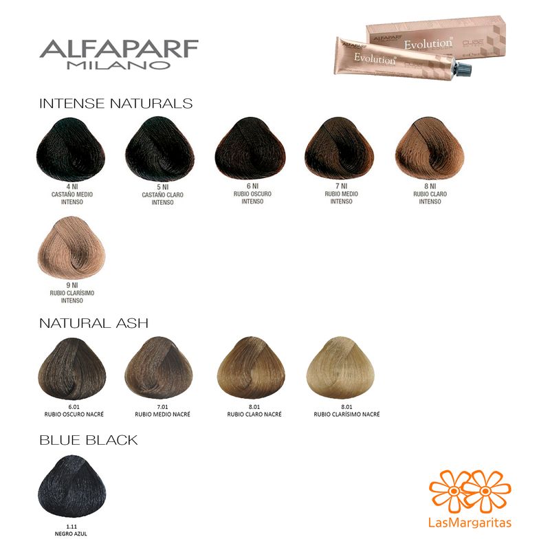 24 Tinturas Evolution Of The Color Cube x60 ml Alfaparf