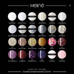 Kit 2x Esmaltes Semipermanentes Meliné + Top Coat Matte