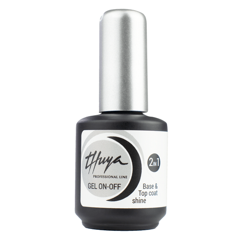 Esmalte 2 en 1 Base y Top Coat ON OFF x14ml Thuya