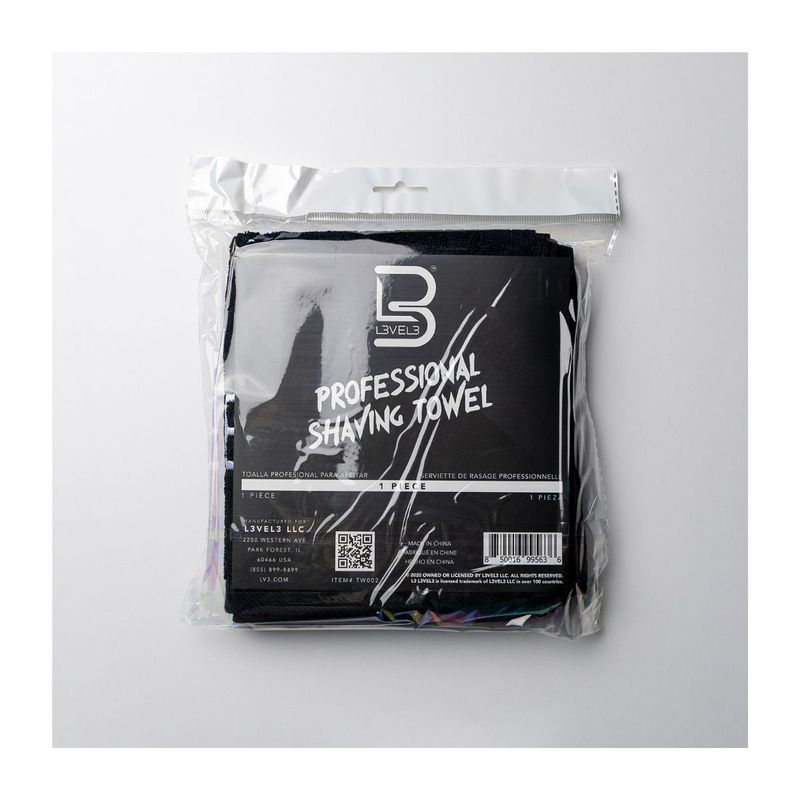 PROFESIONAL SHAVING TOWEL LEVEL 3 BLACK