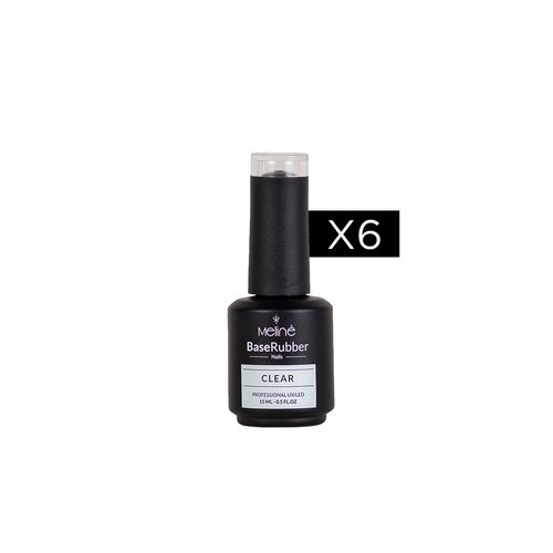 Combo x6 Base Rubber x15ml Meliné