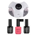Kit 4 Esmaltes Semi + Base/Top + Cabina Skincare Meliné