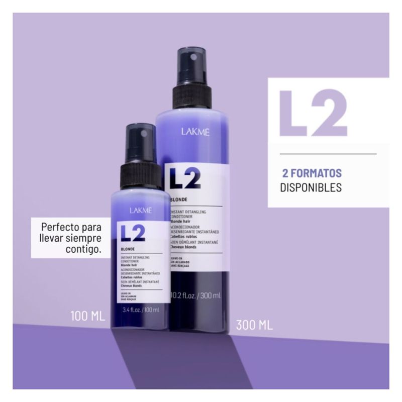 ENJ SPRAY INSTANTANEO X300 Blonde L2 LAKME