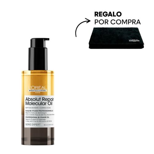 Óleo profesional Bifásico Absolut Repair Molecular x90ml. L'Oréal Professionnel