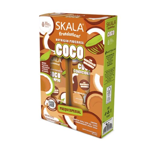 Kit Shampoo + Acondicionador Óleo de Coco x325 ml Skala