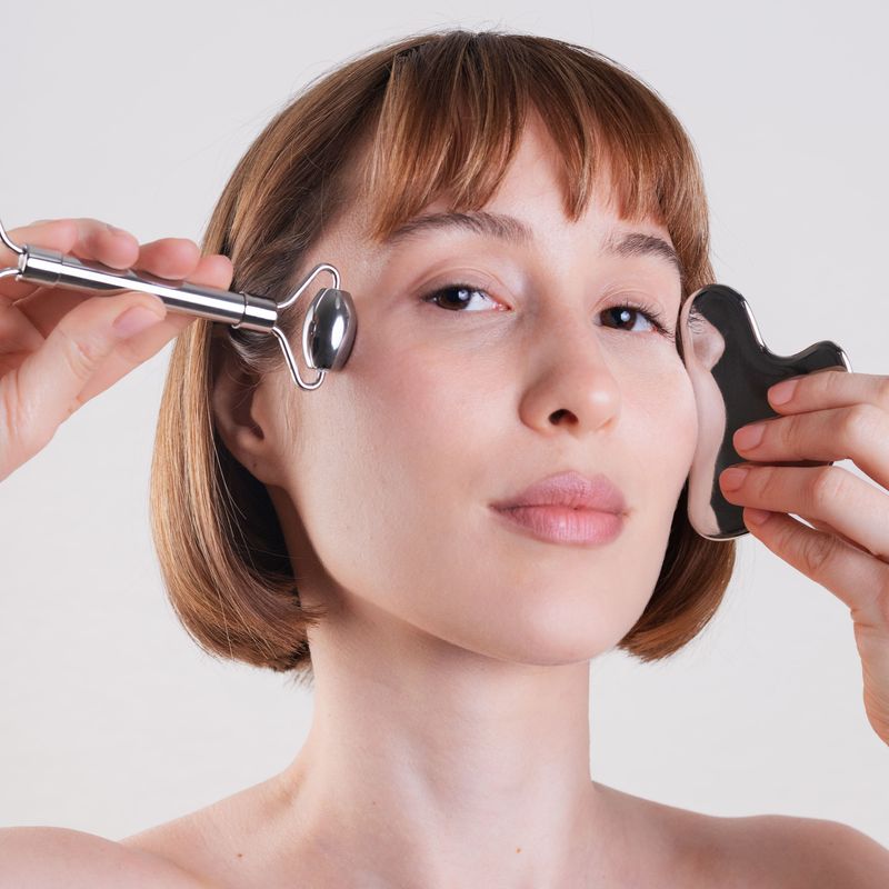 SET MODELADORA FACIAL STAINLESS KEIKO