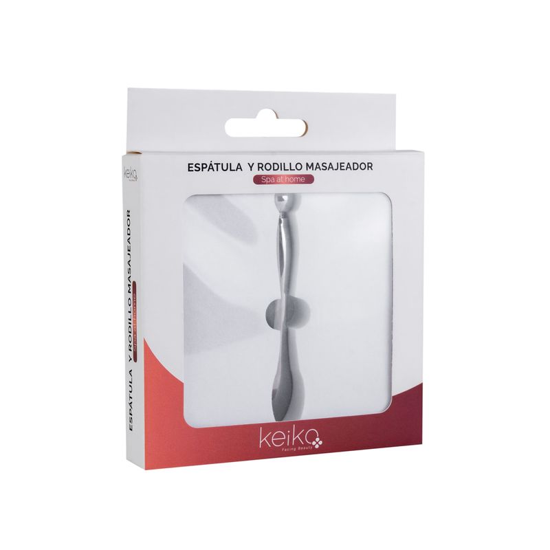 ESPATULA MASAJEADORA C/RODILLO P/OJOS KEIKO