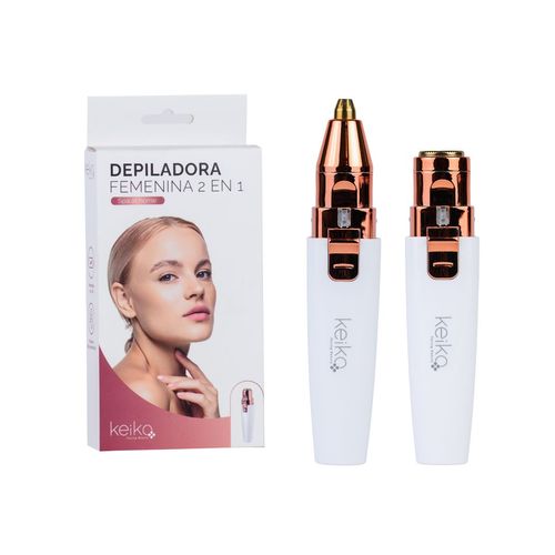 Depiladora Facial Recargable  2 en 1 Keiko