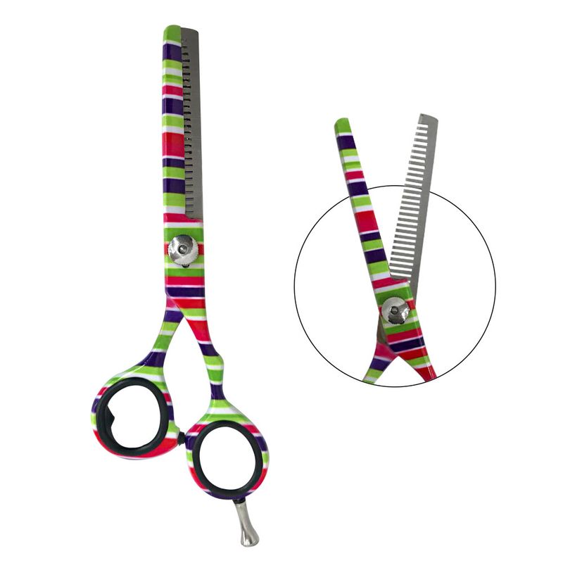 Tijera de Corte + Tijera de Pulir 5,5" Rainbow
